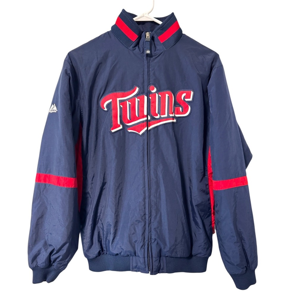 Vintage Majestic Minnesota Twins MLB Dugout Jacket Youth XL Fits Adult S/M